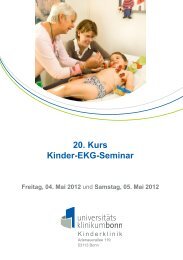 20 Kurs Kinder-EKG-Seminar