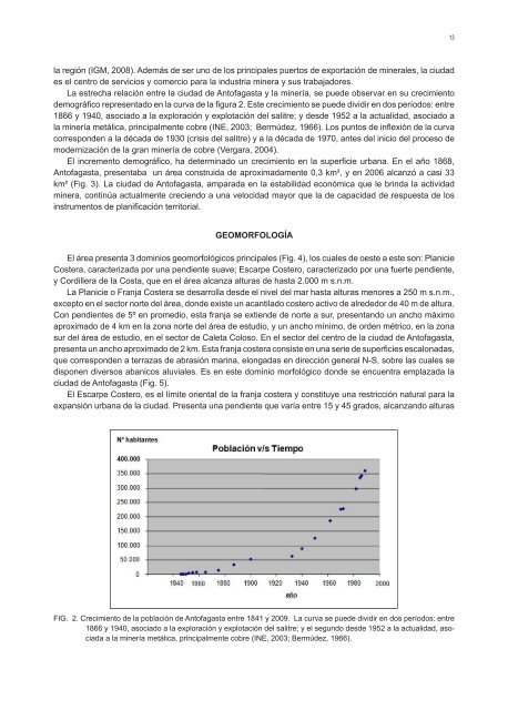 GEOLOGÍA PARA EL ORDENAMIENTO TERRITORIAL ÁREA DE ANTOFAGASTA