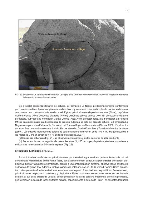 GEOLOGÍA PARA EL ORDENAMIENTO TERRITORIAL ÁREA DE ANTOFAGASTA