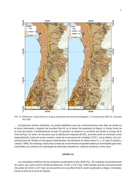 GEOLOGÍA PARA EL ORDENAMIENTO TERRITORIAL ÁREA DE ANTOFAGASTA