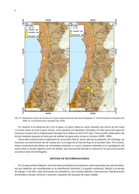 GEOLOGÍA PARA EL ORDENAMIENTO TERRITORIAL ÁREA DE ANTOFAGASTA