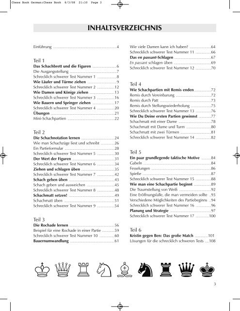 Download Schach fÃ¼r Kinder PDF-Leseprobe - ChessBuch