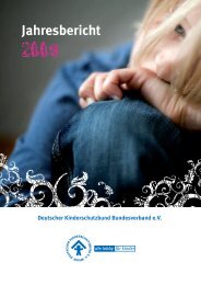 Jahresbericht 2009 - Deutscher Kinderschutzbund