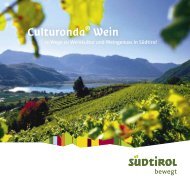 Culturonda® Wein, Booklet (PDF 1,2MB) - Südtirols Süden