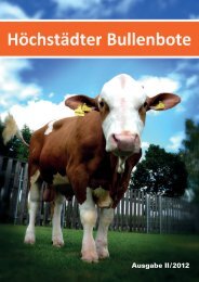 Höchstädter Bullenbote - Besamungsverein Nordschwaben eV