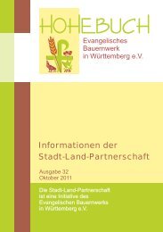 Informationen der Stadt-Land-Partnerschaft - Evangelisches ...
