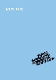 kultursonntag, 05. 02. 2012 - Kunstsammlung NRW