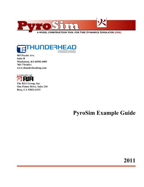pyrosim materials