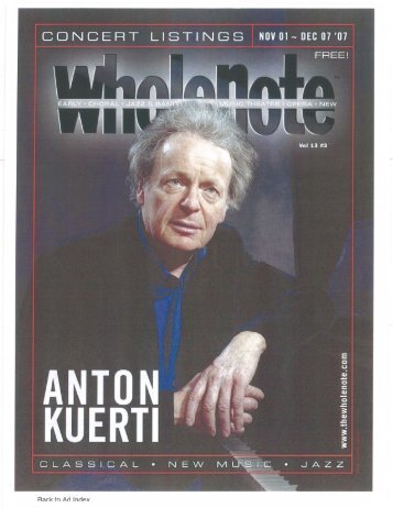 Volume 13 - Issue 3 - November 2007