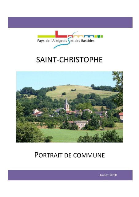 SAINT-CHRISTOPHE PORTRAIT