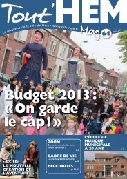 Budget 2013  « On garde le cap ! »