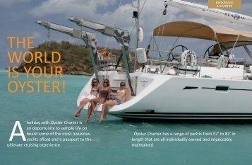 Read the full article here - Oyster Yachts