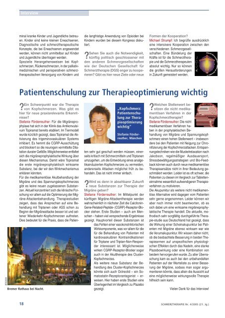 Schmerz Therapie Deutsche Gesellschaft für Schmerztherapie eV