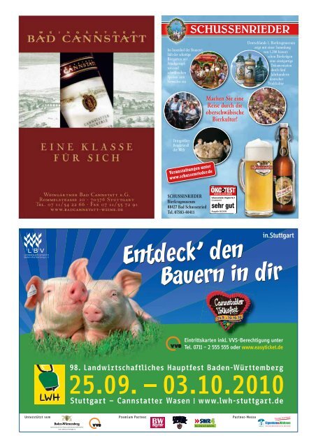 Ausgabe 2010 - Cannstatter Volksfest