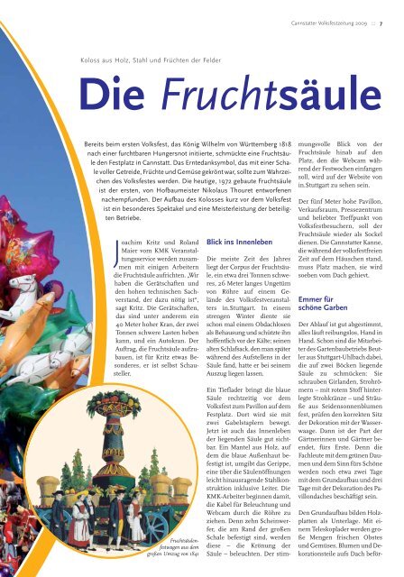 Volksfest-Zeitung 2009:Volksfest-Zeitung 2005 - Cannstatter Volksfest