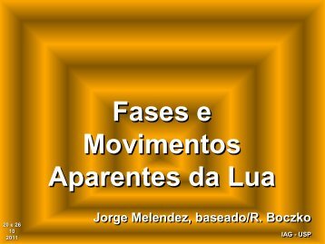 Movimentos Aparentes da Lua