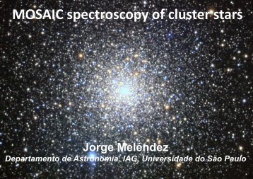 MOSAIC spectroscopy of cluster stars