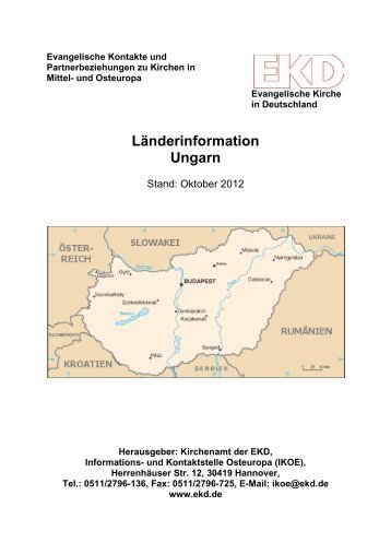 Länderinformation Ungarn - Evangelische Kirche in Deutschland