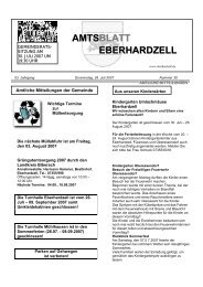 Freiwillige Feuerwehr Füramoos - Eberhardzell