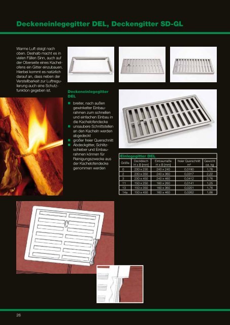 Kamin- und Kachelofenzubehör 2011 - EHK