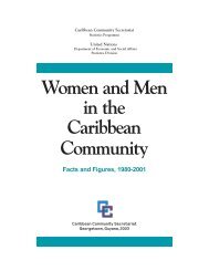 Women and Men in the Caribbean Community