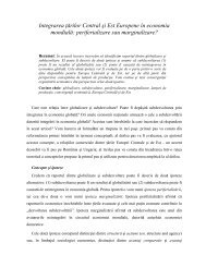 Integrarea Å£Ärilor Central Åi Est Europene Ã®n economia mondialÄ ...