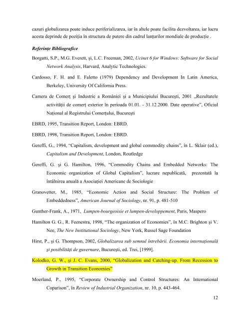 Integrarea Å£Ärilor Central Åi Est Europene Ã®n economia mondialÄ ...