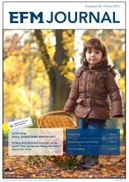 Ausgabe 03 | Herbst 2012 - EFM Versicherungsmakler AG