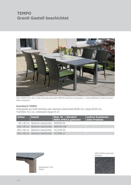 SIT-Mobilia AG Swiss Quality Outdoor Furniture 2012