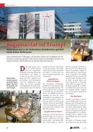 Regionalität ist Trumpf - Hohenloher Krankenhaus GmbH