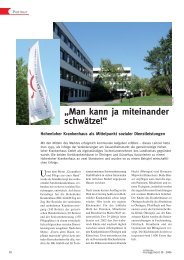 Man kann ja miteinander schwätze! - Hohenloher Krankenhaus GmbH