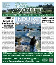 7/12 CENTERSPREAD - Sonoma County Gazette