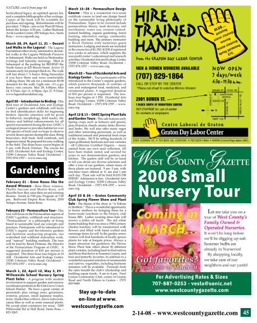 Download Entire Newspaper - Sonoma County Gazette