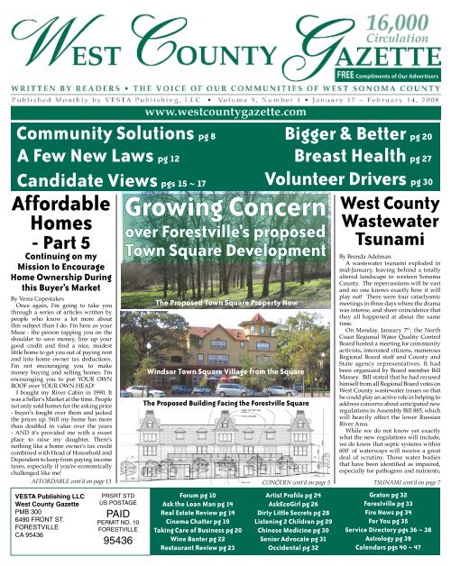 Download Entire Newspaper - Sonoma County Gazette