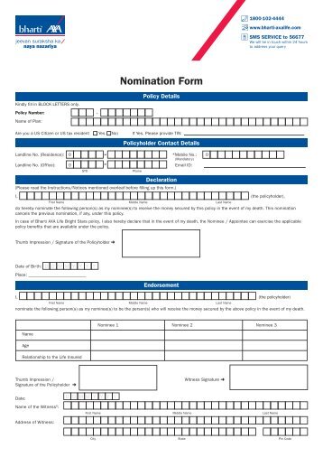 Nomination Form