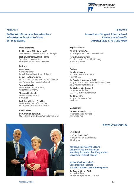 Jahresbericht 2011 12,48 MB - Wirtschaftsrat der CDU e.V.