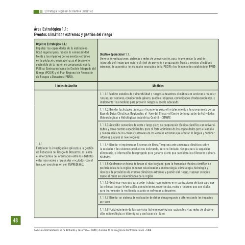 Estrategia Regional de Cambio Climático