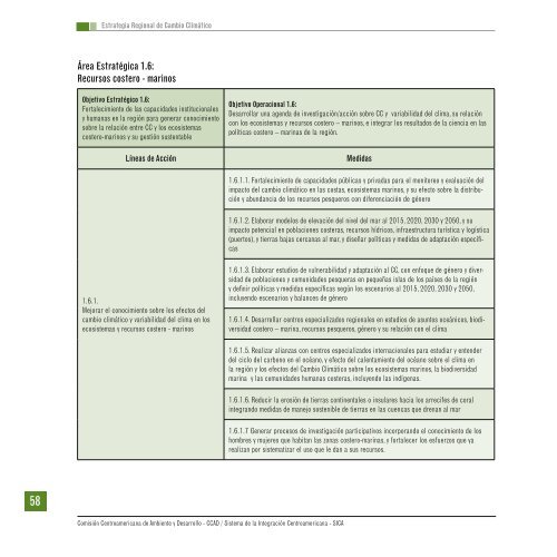 Estrategia Regional de Cambio Climático