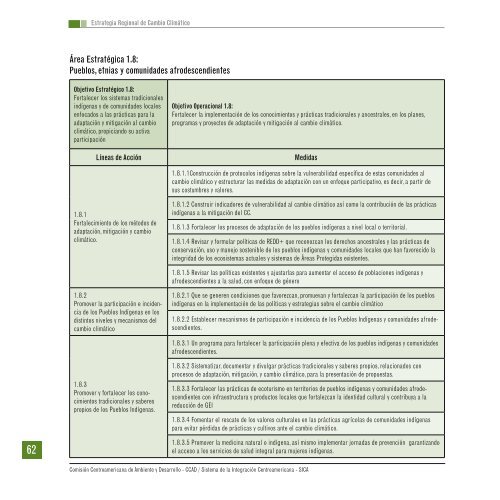 Estrategia Regional de Cambio Climático