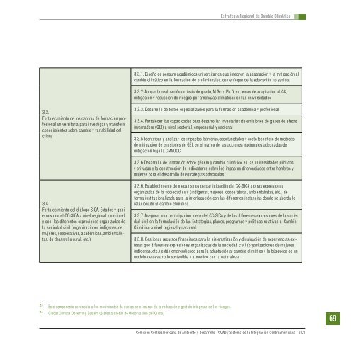 Estrategia Regional de Cambio Climático