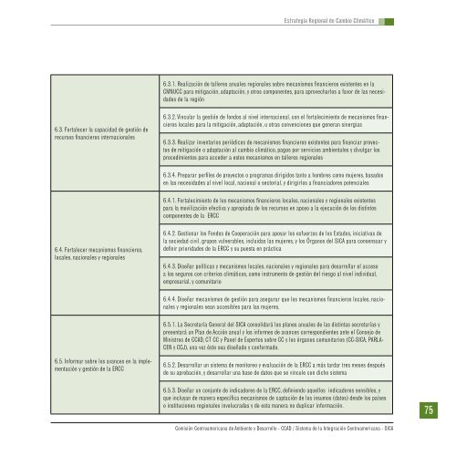 Estrategia Regional de Cambio Climático