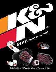 Using this Catalog K&N High-Flow Air Filters