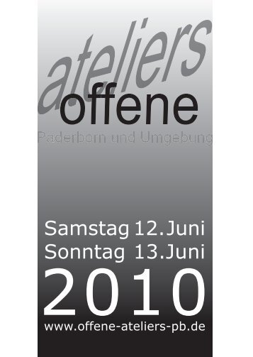 wir rahmen alles - Offene Ateliers Paderborn