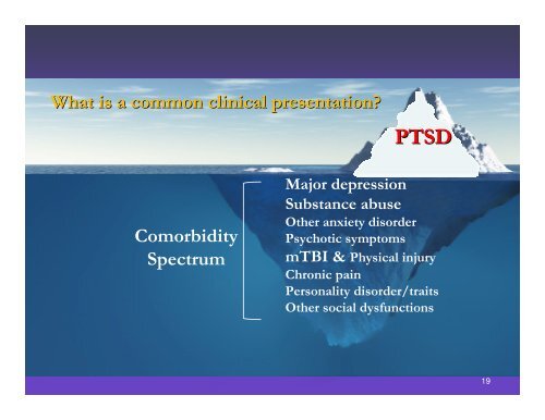 Behavioural Activation & PTSD