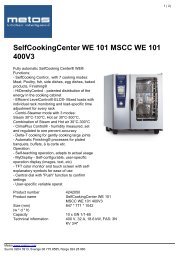 SelfCookingCenter WE 101 MSCC WE 101 400V3 - Fastus