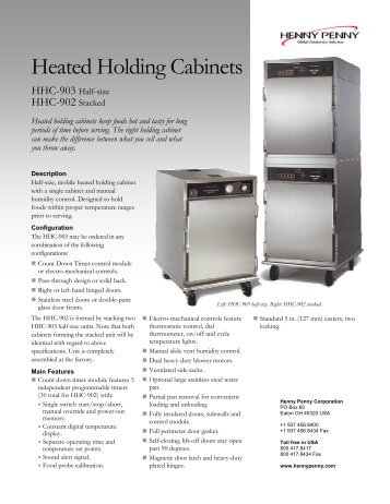 Heated Holding Cabinets