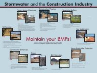 Maintain your BMPs!