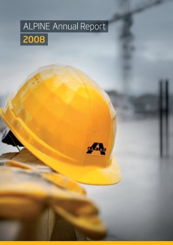 ALPINE Annual Report 2008