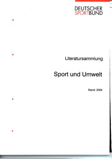 Literatursammlung 04 - Der Deutsche Olympische Sportbund