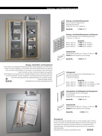 Zeitungs- und Zeitschriftenwände